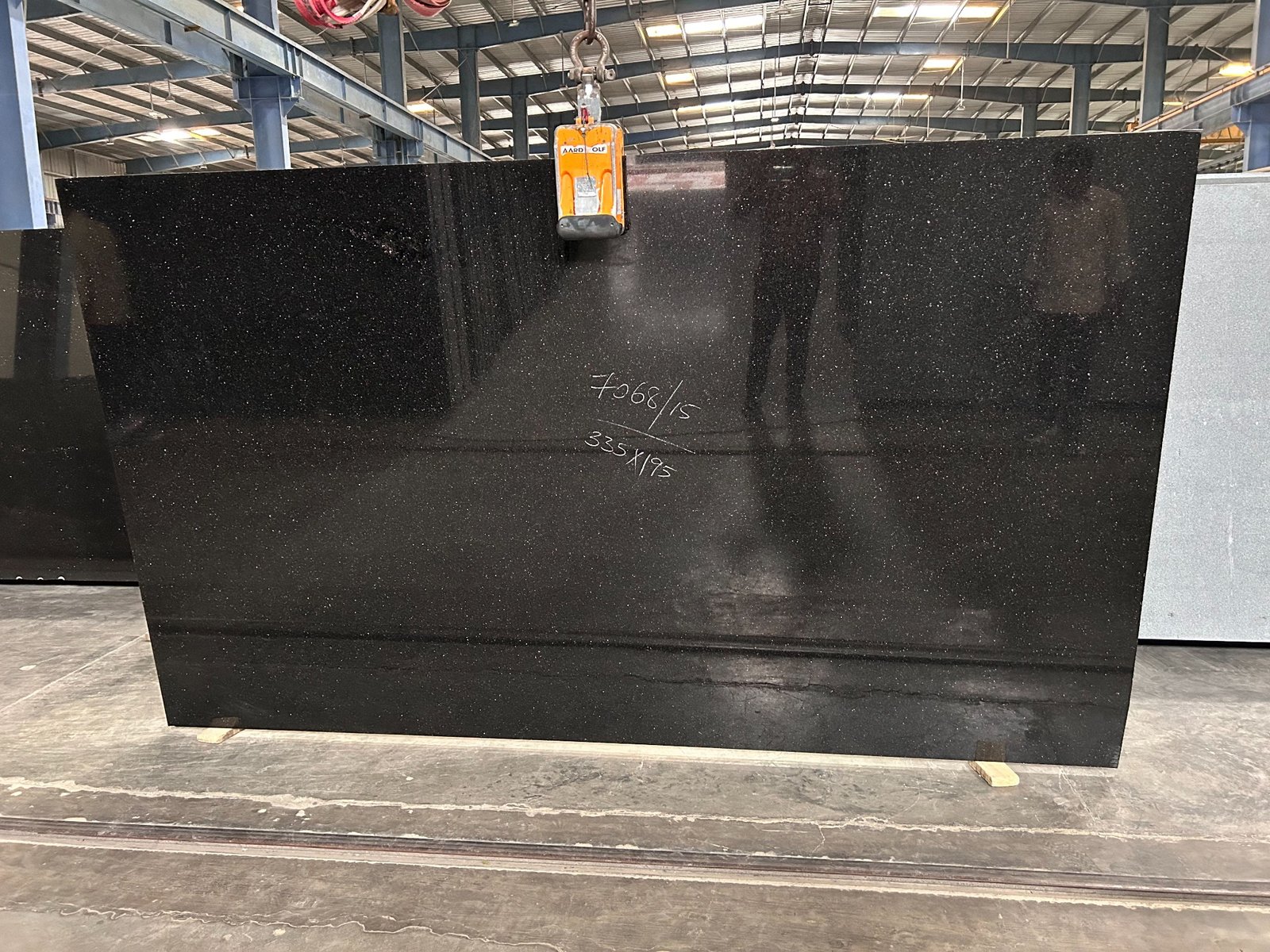 Black Galaxy Granite slab