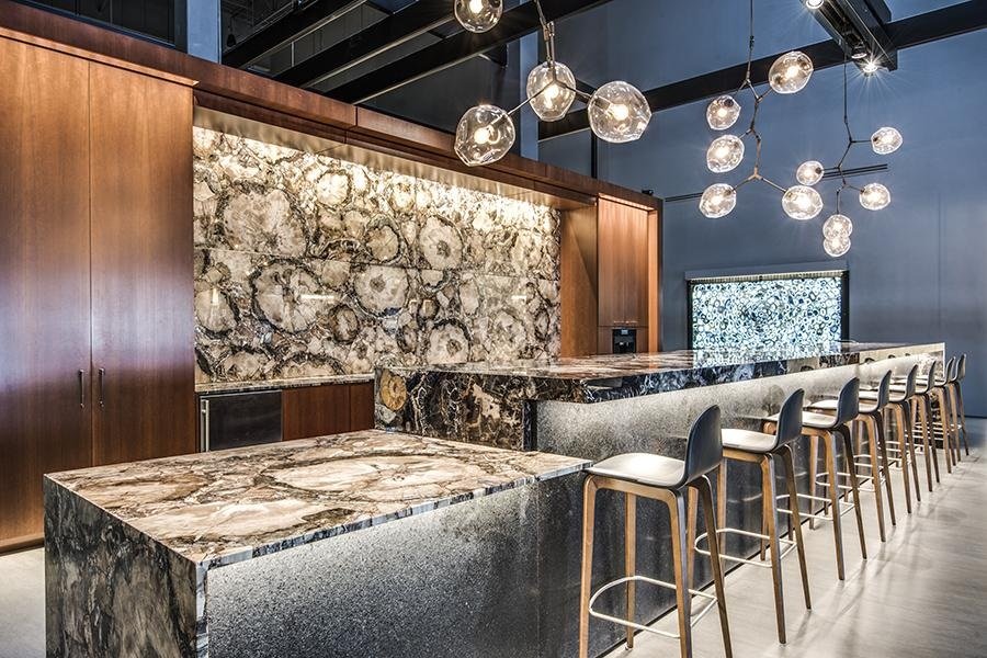 Natural stone kitchen