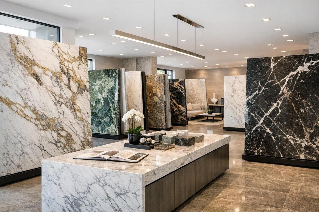 Premium natural stone showroom